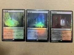 MTG 尖塔の庭 変遷の泉 特別観覧室　foil 土地 3枚セット MTG 尖塔の庭 変遷の泉 特別観覧室 foil 土地 3枚セット - メルカリ