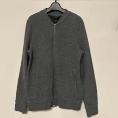 H&M グレー ジップアップカーディガン XS メンズのサムネイル