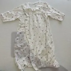 日本製 花柄 ツーウェイ・ドレスオール 50〜70cm