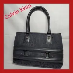 【美品】Calvin Klein トートバッグ ブラック　保存袋付きのサムネイル
