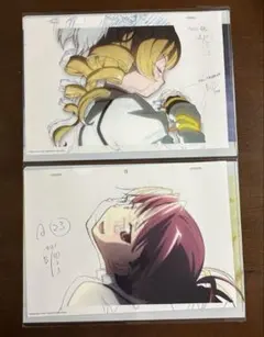 劇場版　魔法少女まどか☆マギカ　まどマギ　複製原画　クリアファイル　2枚セット