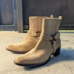 希少✨ PANAMA JACK（25.5）エンジニアブーツ パンチング ベージュ 
