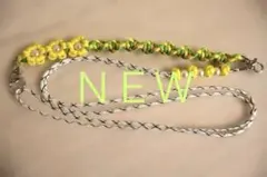 春満載❁【ミモザ】大人可愛い♪パラコード スマホショルダーお花のモチーフ 春