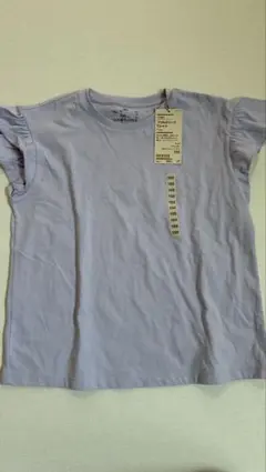 無印良品　フリルスリーブTシャツ　新品未使用　サイズ150のサムネイル