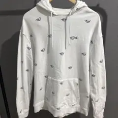 TOMMY JEANS ホワイト フード付きパーカー M