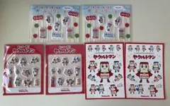 6点Yakult ミルミル ミルミルS ぷっくりシール ヤクルトマンのサムネイル