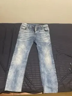 DIESEL KROOLEY-T ライトブルー ストレートジーンズ