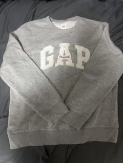 GAP グレー クルーネック トレーナー S GAP ORIGINAL