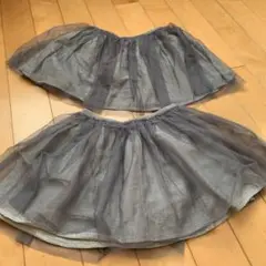 GAP 120 チュールスカート　双子　ハロウィン