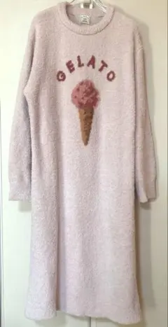 ア*レ様 ジェラートピケ　ベビモコアイスJQDワンピース　ルームウェア　ピンク