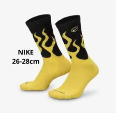 NIKEナイキ ソックス26-28cm ファイヤー柄 新品未使用