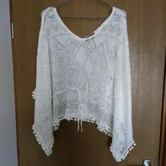 【再値下げ】CECIL Mc BEE☆ポンチョ☆白