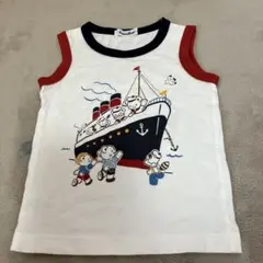 familiar ノースリーブタンクトップ 100