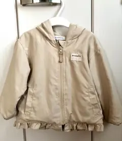 3can4on ベージュ フリル付きジャケット