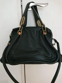 超美品♡クロエ　パラティ ミディアム 黒 ハンドバッグ　ショルダーバッグ レザーのサムネイル