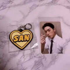 ATEEZ サン FC限定くじ トレカ1種+ラバーストラップ