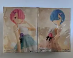 Re:ゼロから始める異世界生活 ドレッシーフィギュア レム ラム フィギュア2点