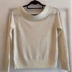 ユニクロ UNIQLO エクストラファイン ボートネック ニット 薄手ニット