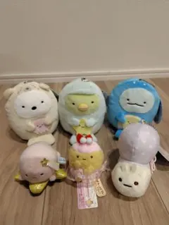 すみっコぐらしアミューズメントぬいぐるみ　てのりぬいぐるみセット