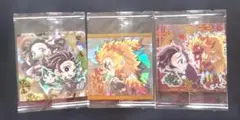 鬼滅の刃　ウエハース　シール　ステッカー　3枚