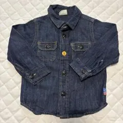 BREEZE デニム 長袖シャツ サイズ90