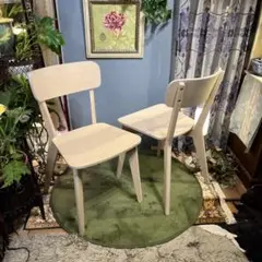 美品　２脚セット　IKEA イケア LISABO リーサボー ダイニングチェア