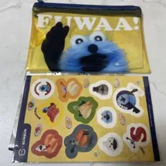 パペットスンスン スシロー コラボ限定 クリアポーチ＆シール付き