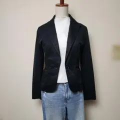 COMME CA ISM ブラック テーラードジャケット Mサイズ