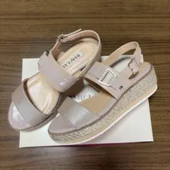 20900円 JILLSTUART ウェッジサンダル 23cm ピンクゴールド - メルカリ