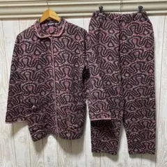 パジャマ ペイズリー柄 ワインレッド ルームウェア シルク 部屋着 絹 