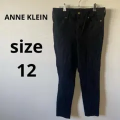 ANNE KLEIN スキニーパンツ 【12】ブラック