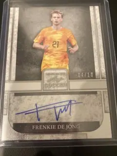 Frenkie De Jong サイン入りオートグラフカード 04/10