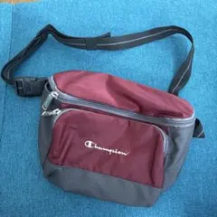 Champion ボディバック ウエストポーチ赤 グレー