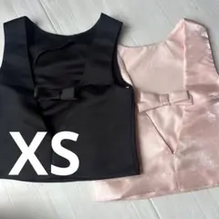 新品⭐️h&m バックリボン　ノースリーブ　ブラック　ピンク　2枚