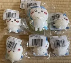 ちいかわ ハチワレだらけくじ マスコット ぬいぐるみ 7点セット - メルカリ