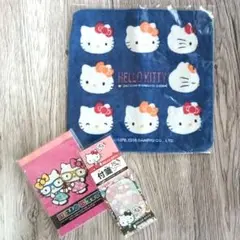 ⭐お値下げ⭐平成レトロ　ハローキティ タオルとメモ帳、付箋セット
