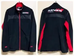 メンズフリースジャケット赤