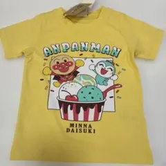 アンパンマン 半袖Tシャツ イエロー 100cm 黄色　コキンちゃん　アイス