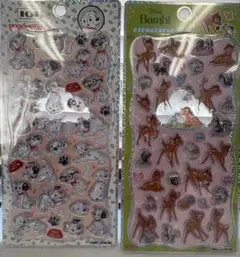 【正規品・新品未使用】101匹わんちゃん　バンビ　プチドロップステッカー