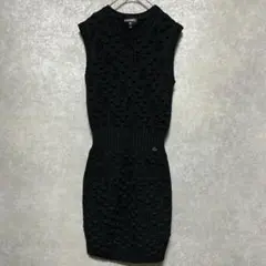 【美品】CHANEL　シャネル　ポップコーン　サマーニット　ワンピースのサムネイル