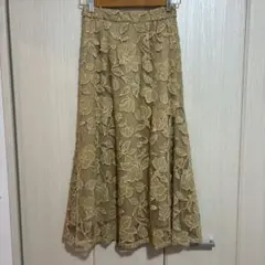 LAGUNAMOON 花柄刺繍刺繍 スカート ボトムス ラグナムーン