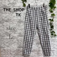 【g73】【ザショップティーケー】チェック カジュアル ウエストゴム　【L】