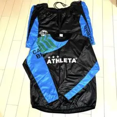 ATHLETA ピステ上下 ブラック/ブルーセットアップ
