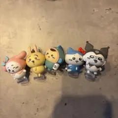 ちいかわ サンリオキャラクターズ コラボフィギュア 全5種セットのサムネイル