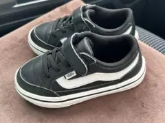 超軽量17cm VANS キッズ ブラックスニーカー