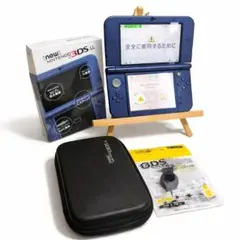 美品 NEWニンテンドー3DS LL メタリックブルー 外箱付き 動作良好