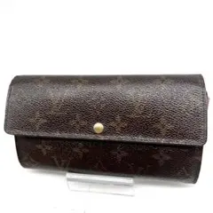 【良品】ルイヴィトン モノグラム ブラウン 長財布 ポルトフォイユ・サラ