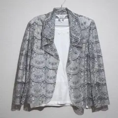 婦人服　シースルージャケット　長袖Tシャツ　2点セット