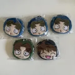 忍たま乱太郎 ミニポーチキーホルダー 小松田秀作 山田利吉 土井半助 5個セット