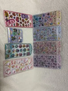 【正規品】サンリオ　うるちゅる　おはじきシール　はぴだん　セット